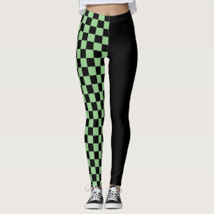 Schachbrett-Brett-Farbblock - wählen Sie jede Leggings