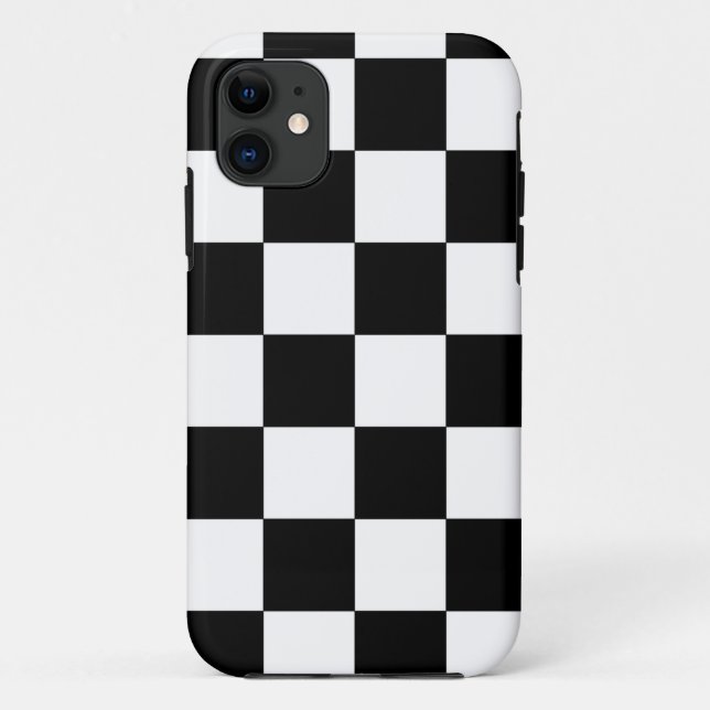 Schachbrett Case-Mate iPhone Hülle (Rückseite)