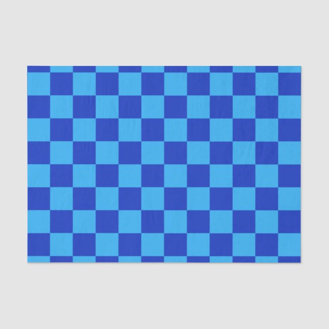 Schachbrett-Design Seidenpapier (Vorderseite)