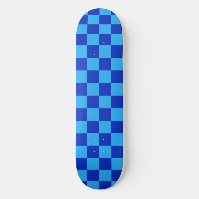 Schachbrett-Design Skateboard (Vorderseite)