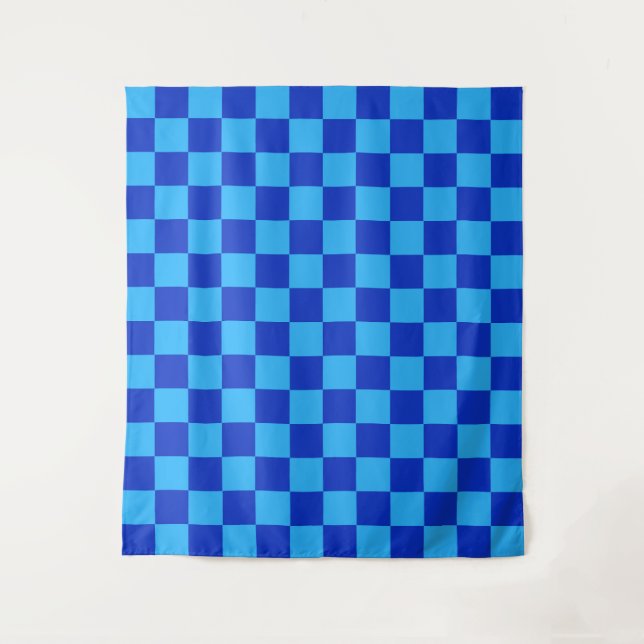 Schachbrett-Design Wandteppich (Vorderseite)