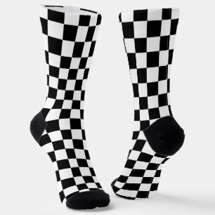 Schachbrett-Flag-Socken Socken