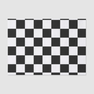 Schachbrett Flag Tissue Paper Seidenpapier