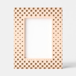 Schachbrett Happy Holidays Geätzte Rahmen