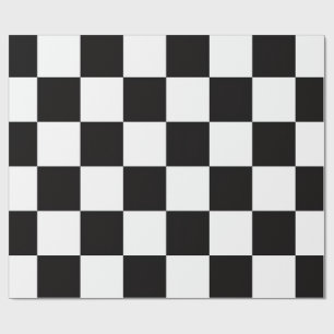 Schachbrett Heim Teppich der klassischen Eleganz Geschenkpapier