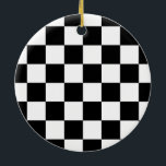 Schachbrett Keramik Ornament<br><div class="desc">Schachbrettschach</div>