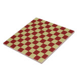 Schachbrett Küche Trivet Tile Fliese<br><div class="desc">Die Tafel verleiht diesem Fliesenretro Stil. Benutzen Sie diese Schachbrettfliese als Küchentrivet,  Geschenk,  etc... Das Design stammt aus der Originalkunst.</div>