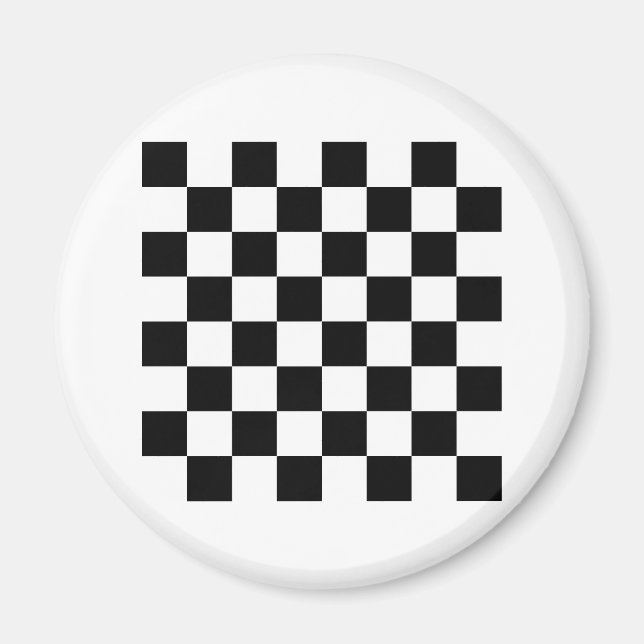 Schachbrett Magnet (Vorne)
