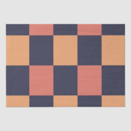 Schachbrett mit farbigen Karos Seidenpapier