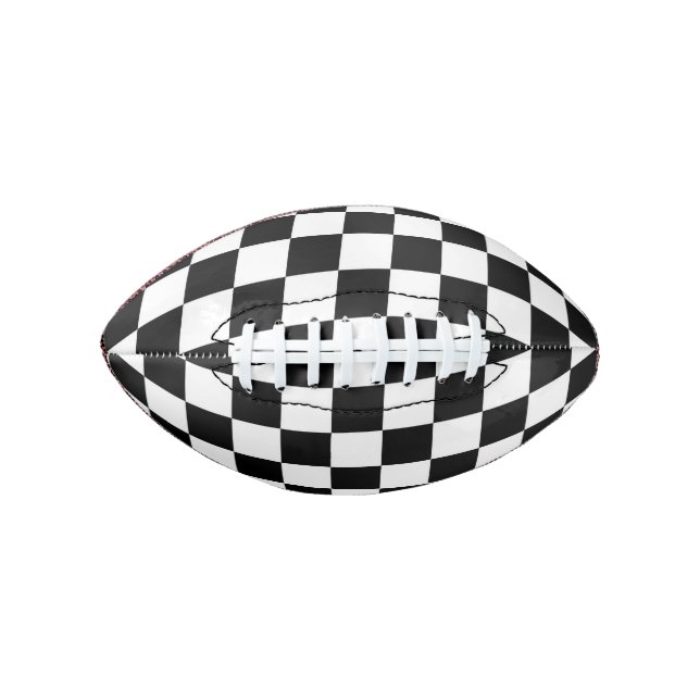 Schachbrett-Motherboard-Race-Flag-Design Football (Vorderseite)