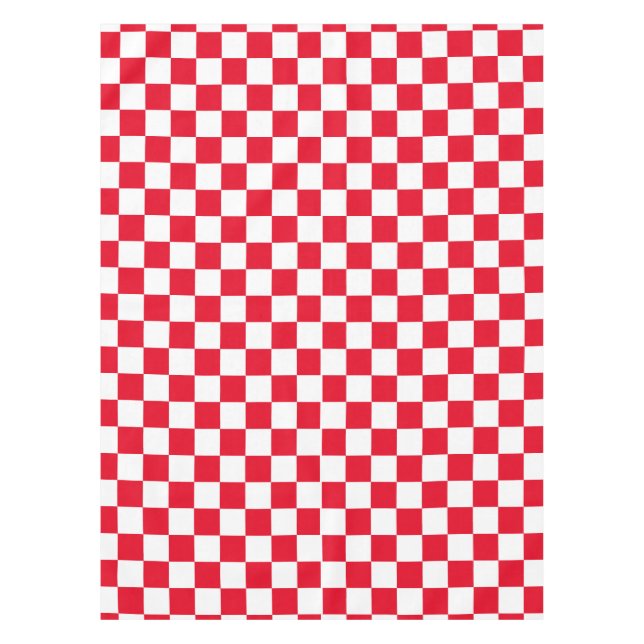 Schachbrett Muster Tischdecke (Vorderseite)