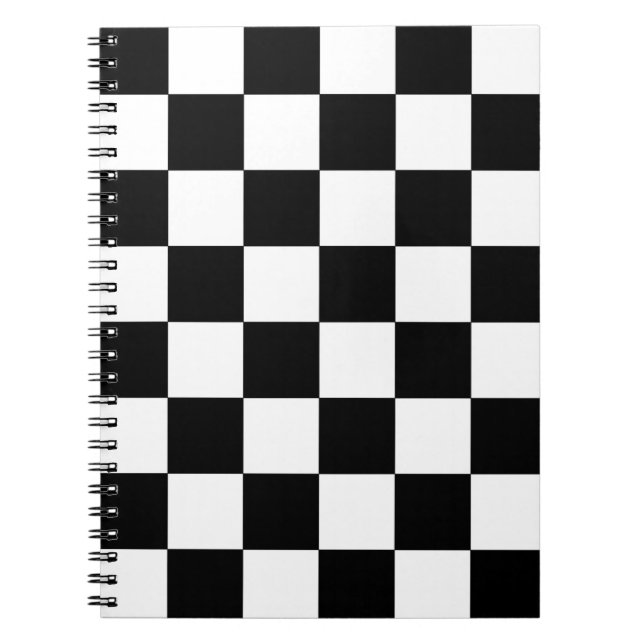 Schachbrett Notizblock (Vorderseite)