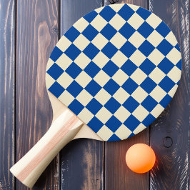 Schachbrett Tischtennis Schläger