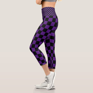 Schachbrett Yoga Paint Capri HAMbyWG Leggings