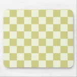 Schachbrettgrün Mousepad<br><div class="desc">Schachteltes Laubgrün-Muster</div>