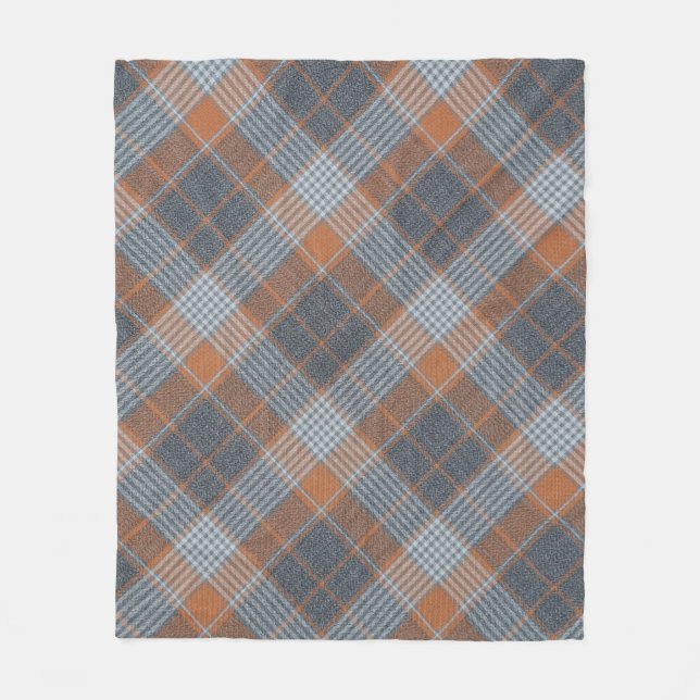 Schachbrettmuster aus kariertem Material, Textilie Fleecedecke (Vorderseite)