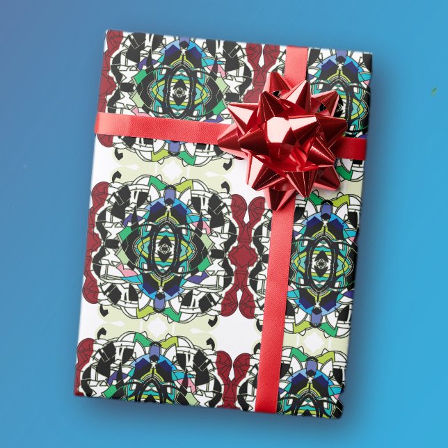 Schachbrettmuster Design Geschenkpapier (Von Creator hochgeladen)
