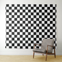 Schachbrettmuster in Schwarz und Weiß