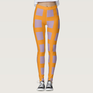 Schachbrettmuster-Leggings Leggings