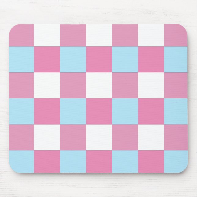 Schachbrettmuster Mousepad (Vorne)