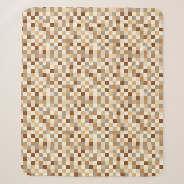 Schachbrettmuster Sherpadecke (Vorderseite)