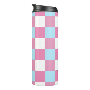 Schachbrettmuster  thermosbecher