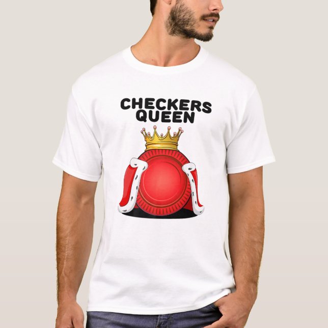 Schachbretts Queen Womens Boardgames Board Schachb T-Shirt (Vorderseite)