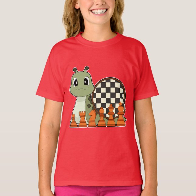 Schachbrettspiel T-Shirt (Vorderseite)