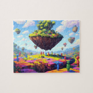 Schachbrettwelt, 8x10 Zoll, 110 Teile Puzzle