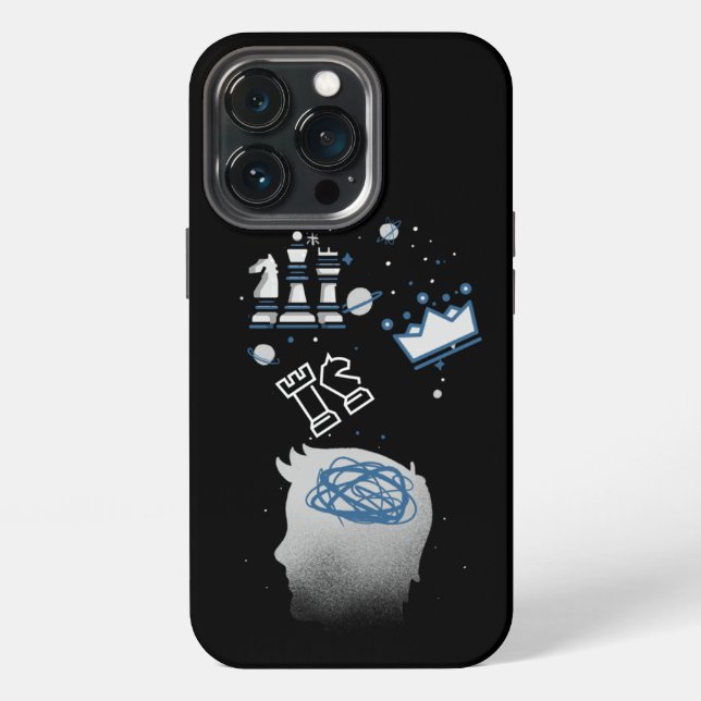 Schachdesign iPhone 13 Pro Hülle (Hinten)