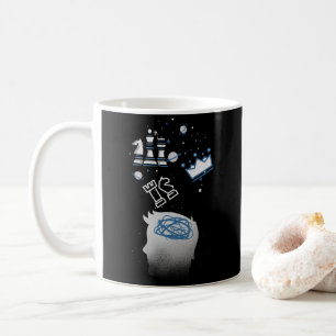 Schachdesign-Kaffeemaschine Tasse