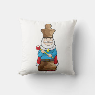 Schachfigur König Schach Kissen
