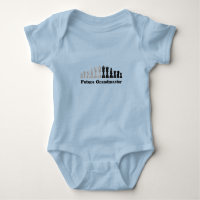 Schachfiguren Design Baby Bodysuit
