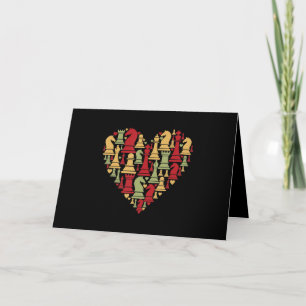 Schachgeschenk I Wirklich Liebe Schach Karte