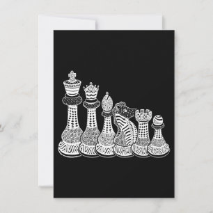 Schachgeschenk   Ich Liebe wirklich die Schachpart Einladung