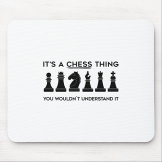 Schachgeschenk | Schach-Player-Schachbrett-Club Mousepad