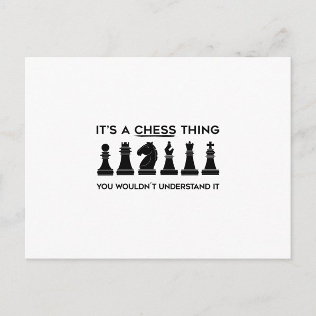 Schachgeschenk | Schach-Player-Schachbrett-Club Postkarte (Vorderseite)