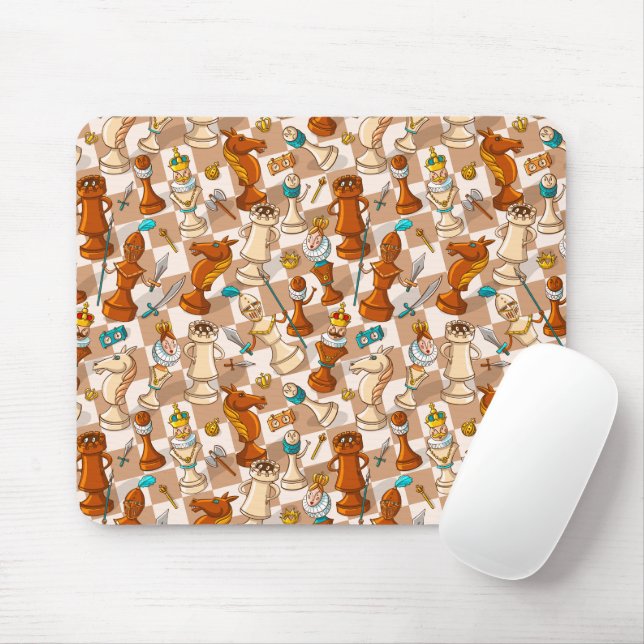 Schachkampf Mousepad (Mit Mouse)
