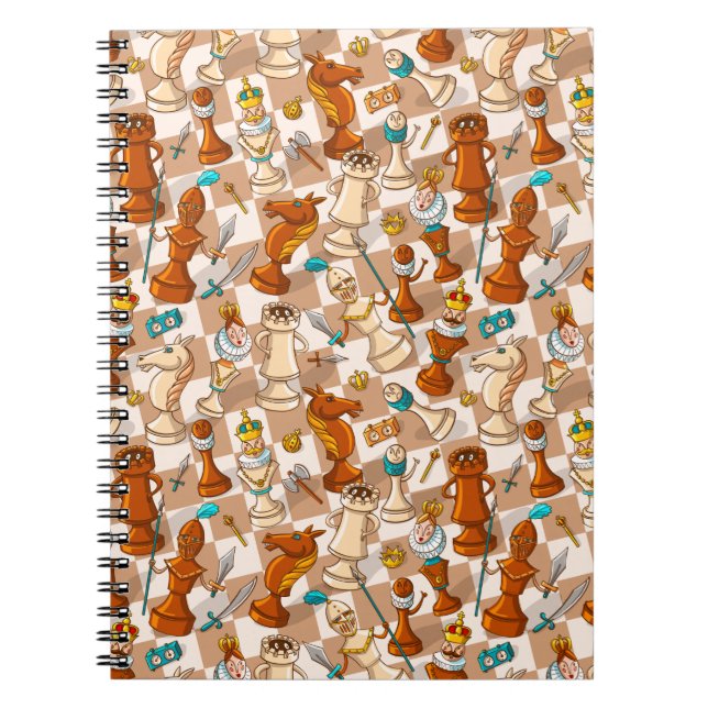 Schachkampf Notizblock (Vorderseite)