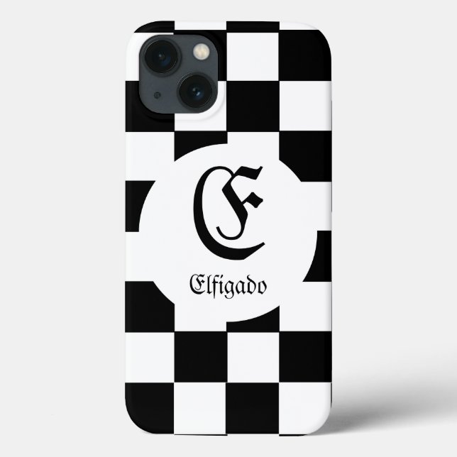 Schachklub Individuelle Name Case-Mate iPhone Hülle (Rückseite)