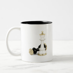 Schachkönige Zweifarbige Tasse