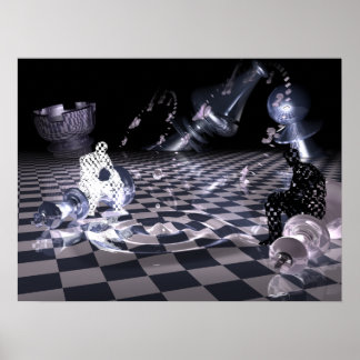 Schachkunst Poster