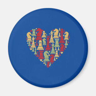Schachliebhaber Ich liebe es wirklich, Schach zu Magnet
