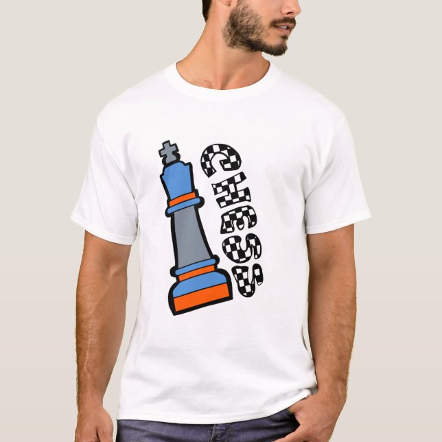 Schachmänner T-Shirt (Vorderseite)