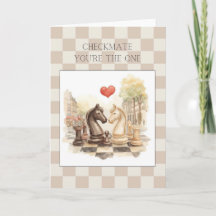 Schachmatt Du bist der/die Eine Romantische Schach