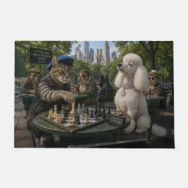 Schachmatt im Central Park Fußmatte