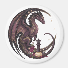 Schachmatt im Drachen-Schach Magnet