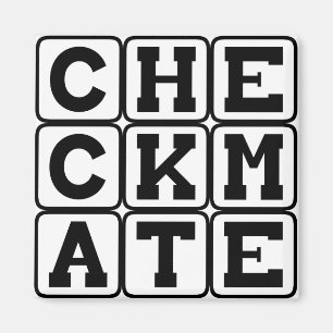 Schachmatt, letzter Schachzug Magnet
