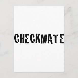 Schachmatt Postkarte