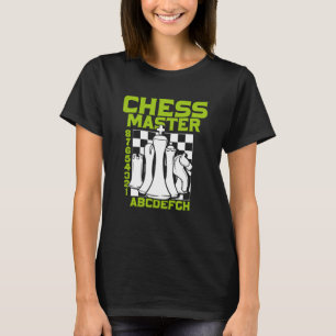 Schachmeister Schachbrett Figuren Schachmatt Großm T-Shirt